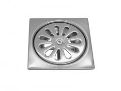 Parrilla cuadrada para baño de acero inoxidable, Aquatek