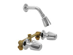 Llave doble para regadera de baño aquatek, Aquatek