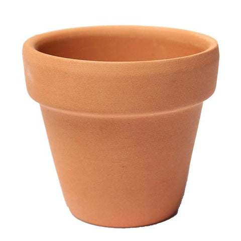 Pote de arcilla de 10'' color terracota