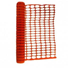 Malla de seguridad naranja 4'x100'