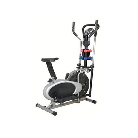 Máquina elíptica con juego de pesas, Gym trainer
