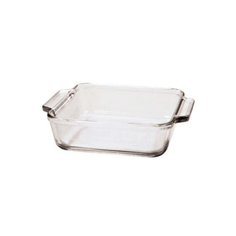 Molde de vidrio cuadrado de 2 litros para dulce, Anchor hocking