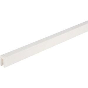 Moldura de suspensión para planchas de color blanco, Dimensions plastic lattice