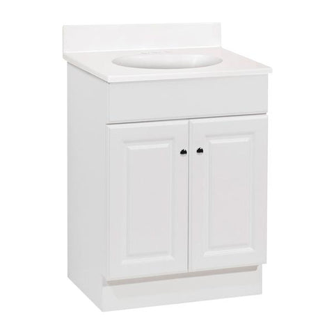 Mueble richmond con sobre blanco de 24", Continental cabinets