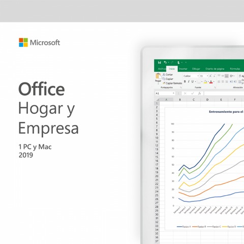 Marca: MICROSOFT, SOFTWARE, MICROSOFT OFFICE HOGAR Y EMPRESAS PARA PC/MAC 2019 - 1 USUARIO