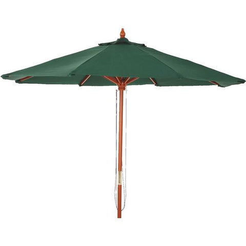 Paragua de madera 7.5' color verde para exterior, Best garden
