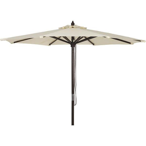 Paragua de madera 7.5' color crema exterior, Best garden