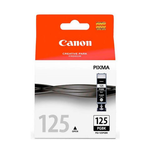 Marca: CANON, CONSUMIBLES PARA IMPRESIÓN, Cartucho De Tinta Canon PGI-125 Compatible Con IP4810/MG6110/IX6510/MG5210 - Negro