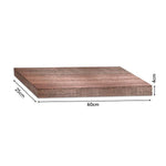 Repisa recta 4x25x60cm malb