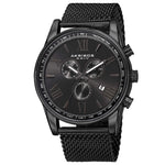 Men's Akribos XXIV AK813 Swiss Cronógrafo Fecha Reloj De Malla De Acero Inoxidable