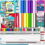 Silhouette Cameo 3 Bluetooth w/26 Oracal Sheets, Guides, 24 Pens and More Color Rosado