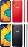 SAMSUNG, GALAXY A30, 32GB, 3GB RAM, MICROSD HASTA 512GB, 6.4", NEGRO, SINGLE SIM, OCTACORE, CAMARA 16MP, SELFIE 16MP