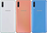 SAMSUNG, GALAXY A70, 128GB, 6GB RAM, MICROSD HASTA 512GB, 6.7", BLANCO, SINGLE SIM, OCTACORE, CAMARA 32MP, SELFIE 32MP