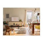 Samsung The Serif Televisor QLED Quantum 4K/HDR Smart de 55" | Diseño Icónico | Soporte Metálico | NFC | Ambient Mode | Bluetooth