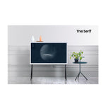 Samsung The Serif Televisor QLED Quantum 4K/HDR Smart de 55" | Diseño Icónico | Soporte Metálico | NFC | Ambient Mode | Bluetooth