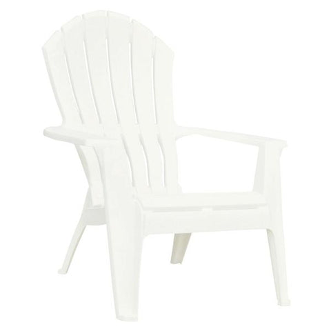 Silla estilo adirondack blanca