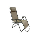 Silla reclinable tubular beige, Quest