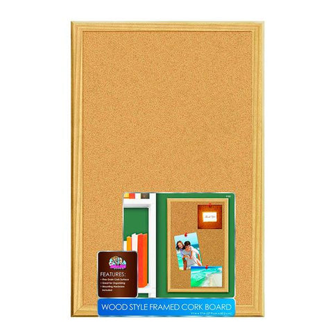 Tablero de corcho y madera 11" x 17", Board dudes