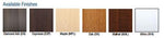 Tablilla nuez de 8" x 24", Knape & vogt