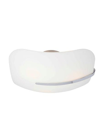 Lampara de dos luces de 60 watts acabado en cromo y vidrio esmerilado, Westinghouse