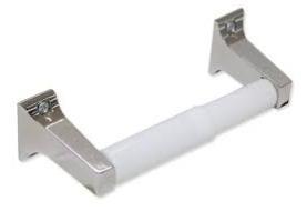 Porta papel higiénico superficial cromada, Aquatek